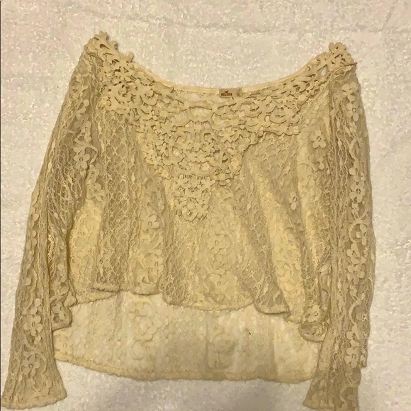 Cream silk top from Hollister - Picture 2 of 3